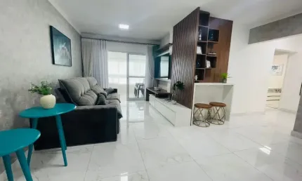 Apartamento com 3 dormitórios à venda, 146 m² por R$ 1.490.000 - Guilhermina - Praia Grande/SP