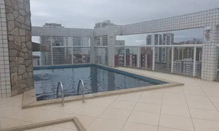 Apartamento com 1 dormitório à venda, 48 m² por R$ 348.000 - Canto do Forte - Praia Grande/SP