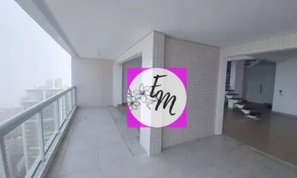 Apartamento Duplex com 4 dormitórios à venda, 254 m² por R$ 3.000.000,00 - Canto do Forte - Praia Grande/SP