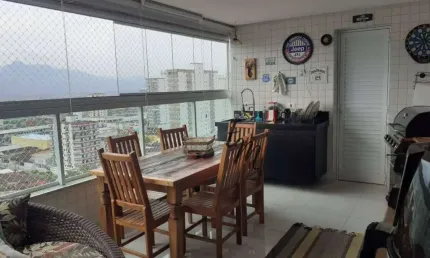 Apartamento com 2 dormitórios à venda, 130 m² por r$ 580.000,00 - caiçara - praia grande/sp