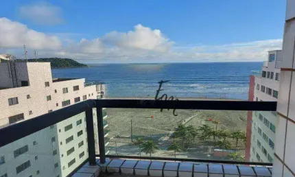 Vista Mar no Canto do Forte Linda Cobertura com 4 dormitórios à venda, 158 m² por R$ 900.000 - Canto do Forte - Praia Grande/SP