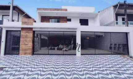 Sobrado com 2 dormitórios à venda, 64 m² por R$ 300.000,00 - Tude Bastos (Sítio do Campo) - Praia Grande/SP