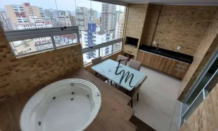 Cobertura Duplex Com 02 Dormitórios na Guilhermina - Praia Grande / Sp