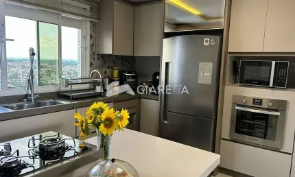 Apartamento de alto padrão à venda, edifício aliança, centro, toledo - pr