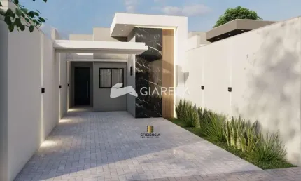 Casa nova com excelente custo benefício à venda, jardim coopagro, toledo - pr