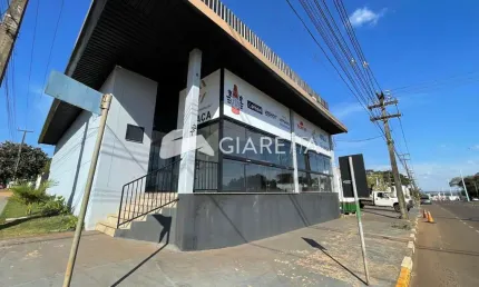 Sala comercial com barracão para locação, jardim pancera, toledo - pr