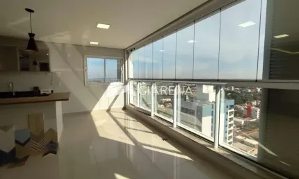 Apartamento amplo para locação no edifício aliança, centro, toledo - pr
