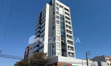 Apartamento para locação no edifício dona elvira, centro, toledo - pr