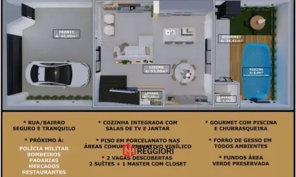 Casa com 3 quartos à venda no Areias, Camboriú 