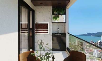 Apartamento com 3 quartos à venda no Balneário Perequê, Porto Belo 