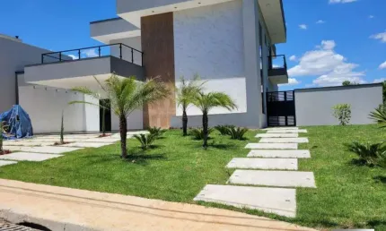 Casa com 3 Suítes, 1escritório/suíte, 2 Lavabos. Área construída 253,34 m² Reserva Jardim Bom Viver, Indaiatuba - SP – Terra Magna
