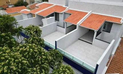 Cobertura Duplex 02 Dormitórios novo à venda Próximo Clube Aramaçã - Santo André/SP.