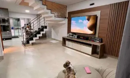 Casa Sobrado Novo à Venda de Porteira Fechada na Vila Gonçalves - São Bernardo do Campo SP