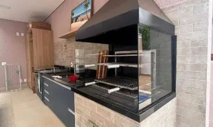 Lindíssima casa térrea nova, 03 suítes no condomínio Residencial Flor da Serra - Valinhos - São Paulo