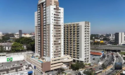Apartamento 02 dormitórios c/suíte, varanda 01 vg - condomínio terraces - centro são bernardo do campo/sp