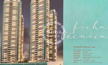 Apartamento à venda, 3 quartos, 3 suítes, 3 vagas, Ponta da Praia - Santos/SP