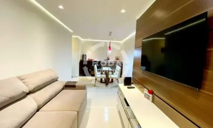 Apartamento à venda, 2 quartos, 1 vaga, morro nova cintra - santos/sp