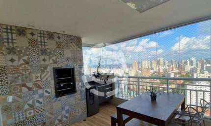 Apartamento à venda, 3 quartos, 1 suíte, 2 vagas, Marapé - Santos/SP
