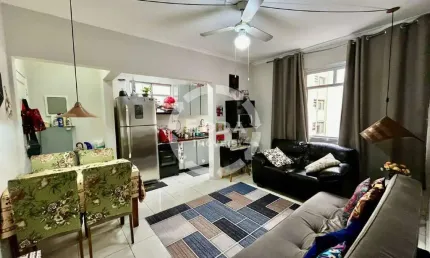 Apartamento 01 quarto, prédio frente mar, bairro embaré
