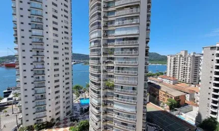 Apartamento à Venda – 199m² | 3 Suítes | Vista Mar | 3 Vagas – Jardins da Grécia, Ponta da Praia – Santos/SP