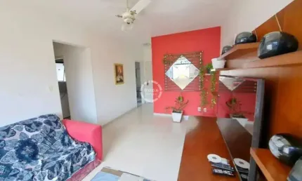 Apartamento 2 dormitórios , uma suíte e vaga demarcada à venda no embaré - santos