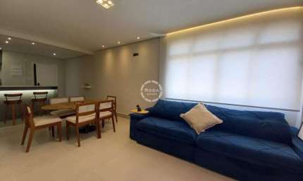 Apartamento Reformado de 3 Dormitórios no Coração do Gonzaga – Conceito Aberto e a 3 Quadras da Praia