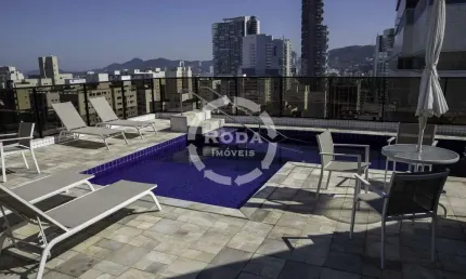 More no Gonzaga Próximo a Praia com Lazer Completo e Muito Conforto 3 quartos e 2 vagas de Garagem