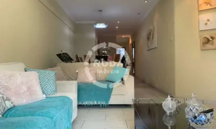 Apartamento próximo à praia com 3 quartos sendo 1 suíte 2 vagas e lazer no embaré em santos