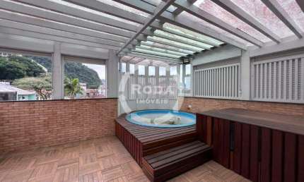 Casa sobreposta alta à venda, 3 quartos, 1 suíte, 2 vagas, Vila Belmiro - Santos/SP