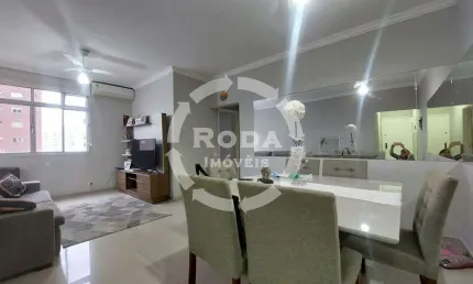 Apartamento 2 dormitórios dependência completa a venda no boqueirão - santos