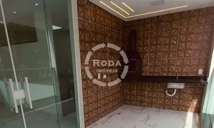 Casa Sobreposta Alta Nova 3 quartos sendo 1 suíte e 2 vagas no Embaré/Santos Nova