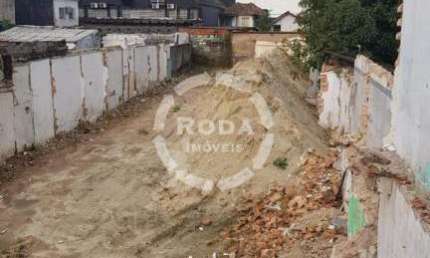 Terreno comercial para alugar na Rua Campos Mello, --, Encruzilhada, Santos
