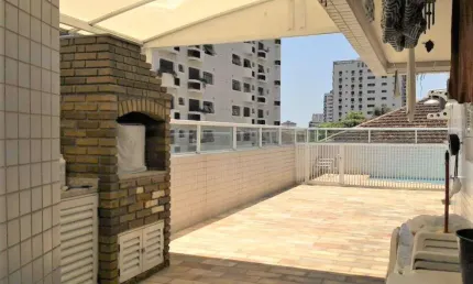 Apartamento Garden com piscina e churrasqueira a venda em Santos, localizado no bairro do Gonzaga.