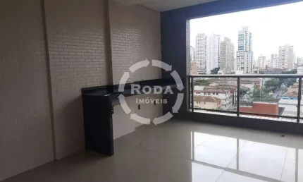 Apartamento à venda, 2 quartos, 2 suítes, 2 vagas, embaré - santos/sp