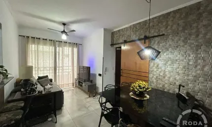 Apartamento a venda em santos, localizado no bairro vila mathias.