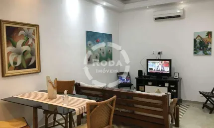 Apartamento totalmente reformado e porteira fechada no josé menino em santos