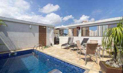 Cobertura à venda, 3 quartos, 3 suítes, 4 vagas, Ponta da Praia - Santos/SP