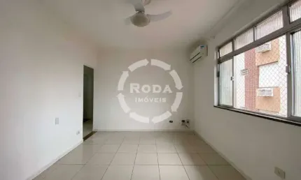 Apartamento no boqueirão, santos, 3 dormitorios 2 banheiros 1 vaga de garagem reformado e vago