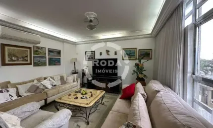 Apartamento 3 dormitórios a venda no bairro do gonzaga em santos.