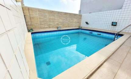 Cobertura Triplex na Vila Belmiro, Santos: Conforto, Elegância, Piscina e Churrasqueira Privativas!