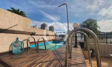 Cobertura Duplex na Ponta da Praia com Piscina Privativa 3 quartos sendo 1 suíte 2 vagas
