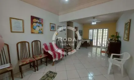 Casa tipo sobrado à venda, 3 quartos, 3 vagas, Pompéia - Santos/SP