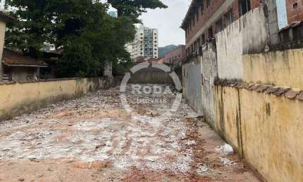 Terreno à venda na Rua Visconde de Faria, --, Campo Grande, Santos