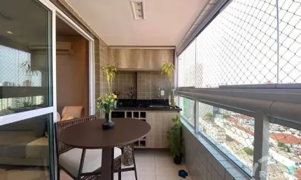 Apartamento com varanda grill e vista livre 2 quartos sendo 1 suíte lazer completo e 1 vaga campo grande