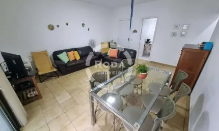 Apartamento frente mar à venda, 2 quartos, 1 vaga, Boqueirão - Santos/SP