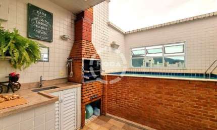 Cobertura Duplex 3 Dormitórios com Piscina e Churrasqueira à Venda no Marapé - 208m²