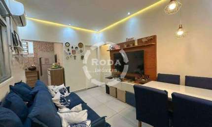 Apartamento à venda, 2 quartos, 1 suíte, Boqueirão - Santos/SP