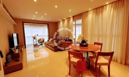 Apartamento amplo na Ponta da Praia | 186m² | 4 Dormitórios | Lazer Completo