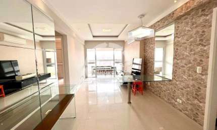 Apartamento Alto Padrão com 3 Suítes no Gonzaga – Andar Alto, Varanda Gourmet e Lazer Completo!