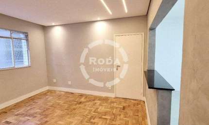 Apartamento Amplo de 3 Dormitórios para Locação no Embaré, Santos